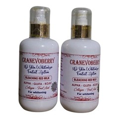 X 2 CranEvoberry 5D Brightening Fast Action Bleacher Body Lotion 250ml X 2