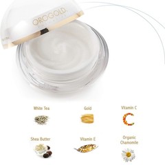 Orogold White Gold Day Moisturizer – 24k Gold Deep Moisturizer with White Tea,