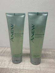AVON Anew Retroactive 2-in-1 Cleanser Toner 125ml / 4.2 FL OZ Set of 2 NEW