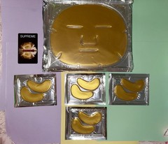 Celestolite Gold Diamond Mask Set 4 Face 4 Eye NEW Exp 2028 Skincare