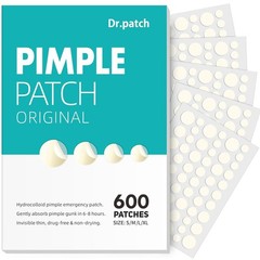 Pimple Patches 600 Count with Salicylic Acid, Hydrocolloid & Tea Tree