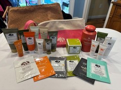 Huge 23 Piece ORIGINS Skin Care Lot All New FULL SIZE & Samples. Lip, Face Peel+
