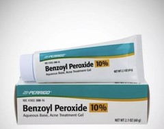 Perrigo 10% Benzoyl Peroxide Acne Treatment GEL 2.1oz Tube 60gm.
