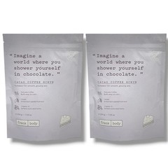 Frank Body Cacao Coffee Scrub Exfoliator For Smooth, Glowing Skin Lot of 2-200g