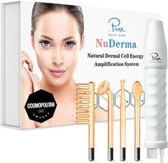 Pure Daily Care NuDerma Portable Handheld Skin Therapy Wand w/ Neon Brand New