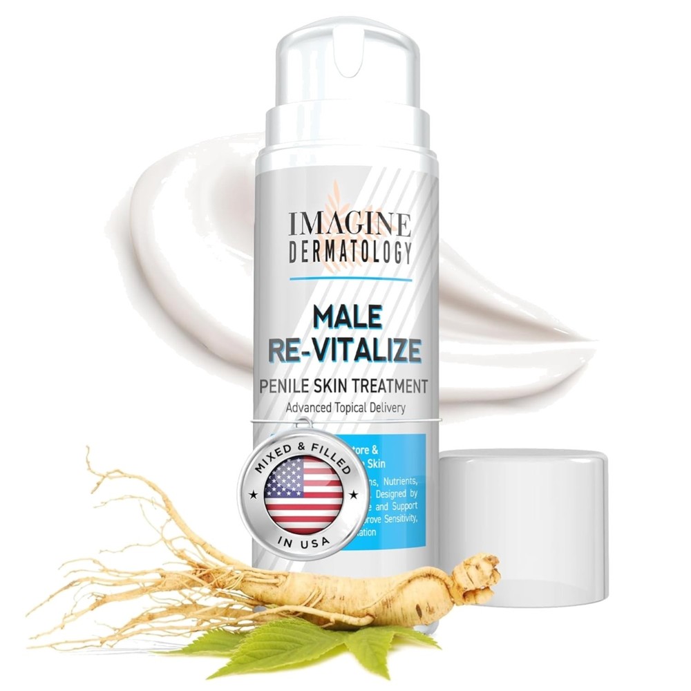 Male Re-Vitalize Penile Cream Moisturizer for Sensitive Skin 5 fl oz