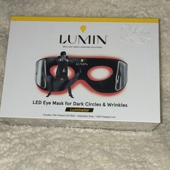 Lumin LED Eye Mask Wrinkles Dark Circles Black Luminator Under Eye Upper Eye