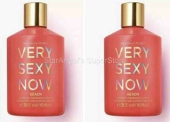 Victoria’s Secret VERY SEXY NOW BEACH Cooling Fragrance Lotion Lot of 2 NEW