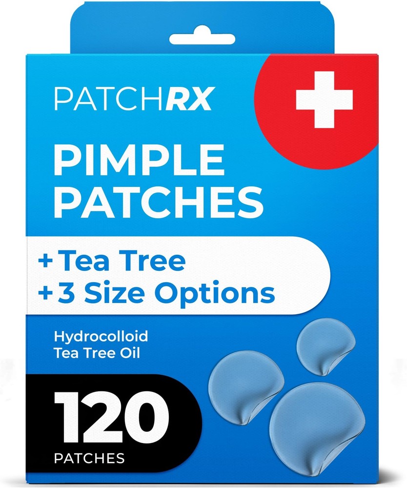 PatchRx Pimple Patches for Face (120 1 Count (Pack of 120), 120