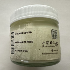Rawhide Organics Whipped Tallow Balm – Unscented – 2 fluid ounces