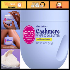 Whipped Oil Body Butter – Vanilla Cashmere, 72 Hour Moisture, Deep Hydration, 10
