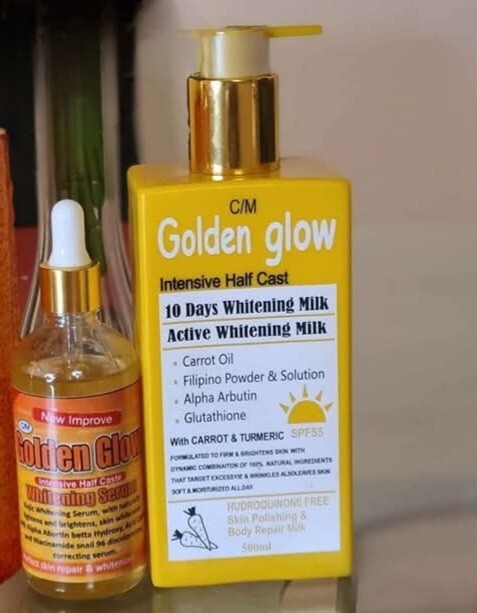 2 in 1 Golden Glow Skin Intensive Body Lotion 500ml & Serum