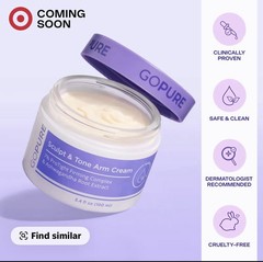 Improved Gopure Sculpt & Tone Arm Moisturizer 3.4 fl oz (100ml) Exp. 10/26