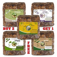 Raw African Black Soap 1 lb. Bar Organic 100% Natural Pure Unrefined From Ghana