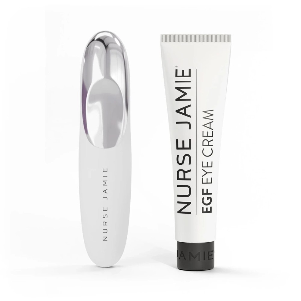 Nurse Jamie EGF Eye Lift Kit | Eyeonix Massaging Tool + EGF Eye Cream-NEW SEALED