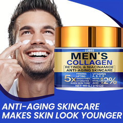 Men’s Retinol Collagen Face Cream 60g – Hyaluronic Acid Vitamin C Moisturizer