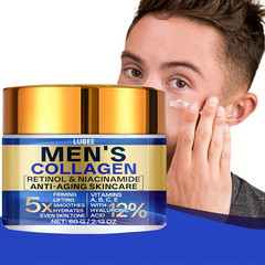 Men’s Retinol Collagen Face Cream 60g – Hyaluronic Acid Vitamin C Moisturizer