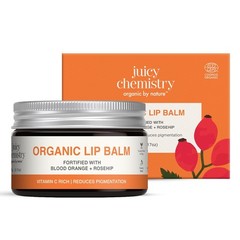 Juicy Chemistry Organic Lip Balm with Blood Orange & Rosehip, 5g