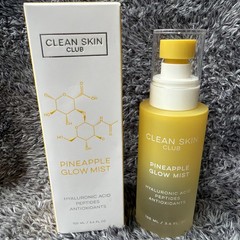 Clean Skin Club Pineapple Glow Mist Hyaluronic Acid Antioxidants 100mL/3.4oz NIB