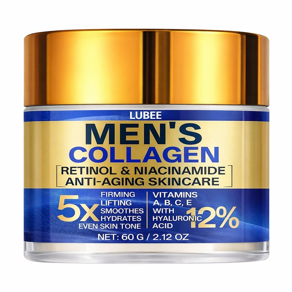 Men’s Retinol Collagen Face Cream 60g – Hyaluronic Acid Vitamin C Moisturizer