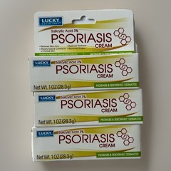 3 Pack | Lucky Psoriasis Cream 3% Salicylic Acid 1oz Medicated Relief