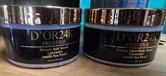 BUNDLE: Luxury D’OR24K Prestige Lavender Body Salt Scrub and Rich Body Butter