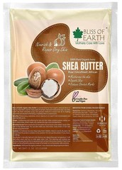 Bliss of Earth Organic Raw Shea Butter Pure and Natural for Hair & Skin 100 gm