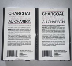 UNMASQUE BEAUTY MASQUE BAR Charcoal 3 Complete Sheet Masks NEW 2 Pack