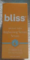 Bliss Bright Idea Brightening Serum With Vitamin C & Tri-peptides, 1 oz
