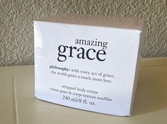Philosophy Amazing Grace Whipped Body Crème 8oz / 240ml Jar USA Sealed New
