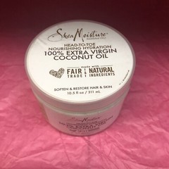 SheaMoisture Head-to-Toe Nourishing Hydration 100% Virgin Coconut Oil, 10.5 oz