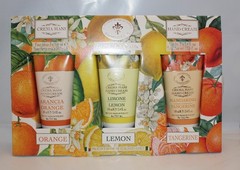Fiorentino Orange, Lemon & Tangerine Hand Cream Gift Set – Made in Tuscany Italy