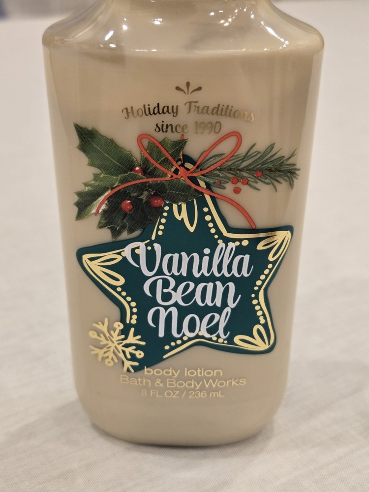 Bath & Body Works Vanilla Bean Noel Lotion 8 fl oz 236 mL New