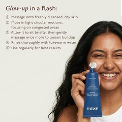 Asaya Fresh Start Smoothening Scrub | Face Exfoliator for Instant Glow-Up | 70gm