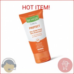 Medline Remedy Clinical Zinc Oxide Paste Skin Protectant (2 oz) , Vanilla Scent
