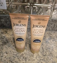 New Jergens Natural Glow Firming Daily Moisturizer Fair To Medium 7.5oz 2 Pcs