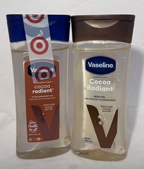 2pk- Vaseline Intensive Care Cocoa Radiant Body Oil – 6.8 fl oz (200 ml)