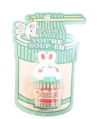 Just 4 Girls You’re Soup-er Lip Balm Watermelon Scented (White Bunny)