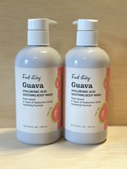 Lot 2-FOOD STORY GUAVA HYALURONIC ACID SOOTHING Body Wash- 10.14 FL OZ Ea