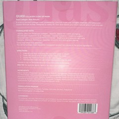 Quasi-Collagen Glow Up Mask | Hydrating & Firming Facial Mask – 4 pcs/box