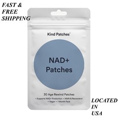 NEW LUXRY Kind Patches NAD Plus Patches for Unisex – 30 Count Patches