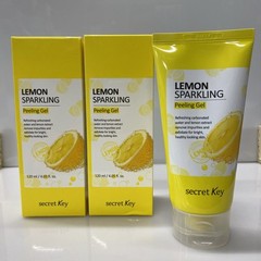 2 X Secret Key – Lemon Sparkling Peeling Gel, 4.05 fl oz (120 ml) each, Korea