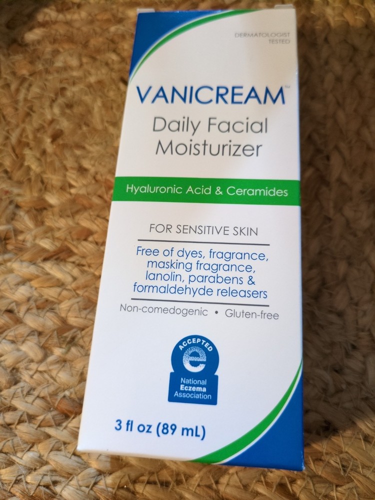 Vanicream Daily Facial Moisturizer With Ceramides and Hyaluronic Acid (3 oz)