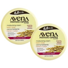 Avena Instituto Espaol Moisturizing Cream, Hand 6.8 Fl Oz (Pack of 2), White