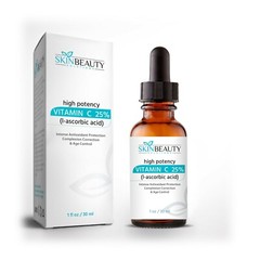 Pure VITAMIN-C Skin Serum 15% 25% High Potency-L-ASCORBIC ACID+ HYALURONIC