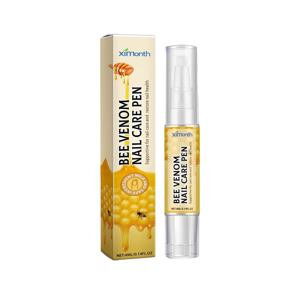 Bee Venom Nail Care Pen Brightening Thickening Moisturizing Repair 4ml”