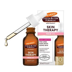 Cocoa Butter Face Therapy Oil 1 oz – Vitamin E C Rosehip Skin Renewal Serum