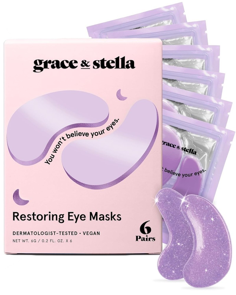 grace & stella Retinol Under Eye Patches for Puffy Eyes & Dark Circles – Restori