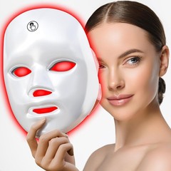 7-1 LED Face Mask Red Light Therapy Skin Care Anti Aging Home Salon