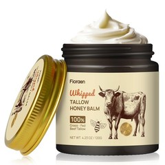 Whipped Beef Tallow and Manuka Honey Balm, Beef Tallow for Face, Unscented Sk…